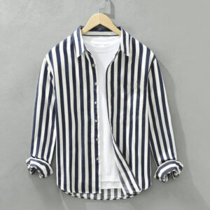 Striped Full Shirt. Parar hat