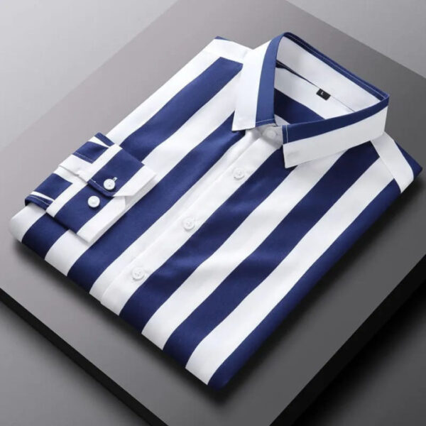 Striped Full Shirt. Parar hat